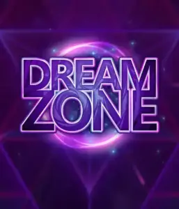 Immerse yourself in the mesmerizing universe of Dream Zone slot by ELK Studios, featuring a dynamic purple and blue cosmic backdrop with the futuristic logo illuminated brightly. This image portrays a dream-like atmosphere, ideal for players who love sci-fi, providing a captivating gaming experience.